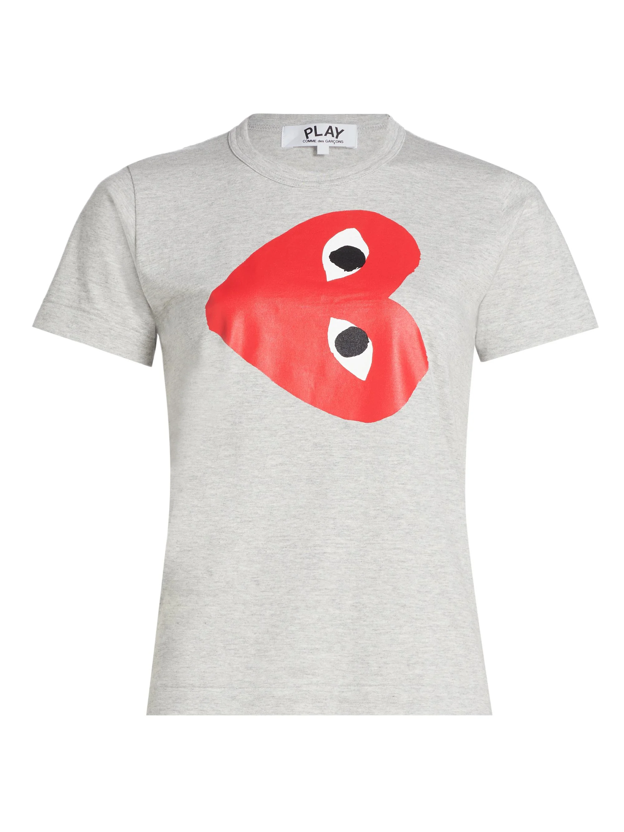 Women's Play Heart Logo T-Shirt - Grey - 1