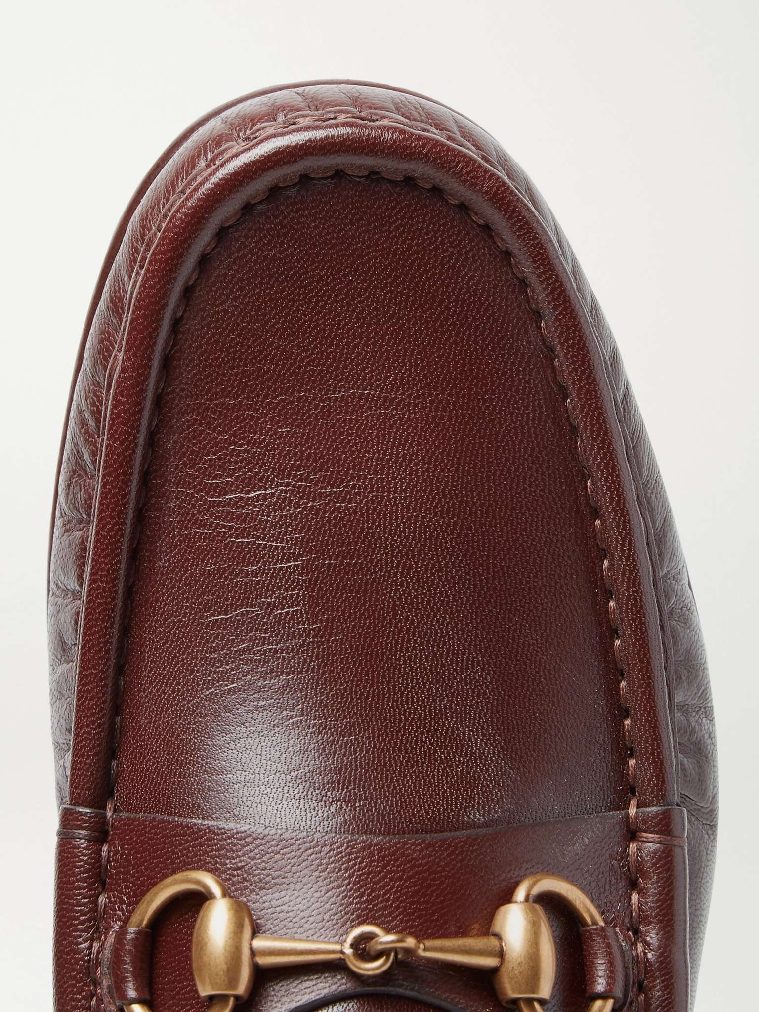 Easy Roos Horsebit Collapsible-Heel Leather Loafers - 6