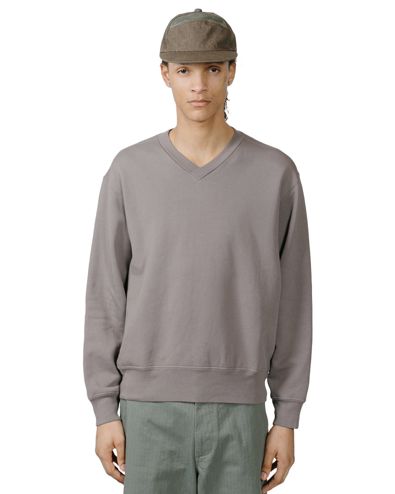 LADY WHITE CO. Varsity Sweatshirt Dust Grey outlook