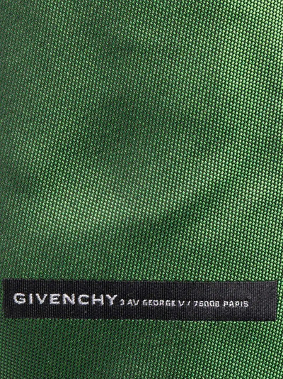 Givenchy logo embroidered silk tie outlook