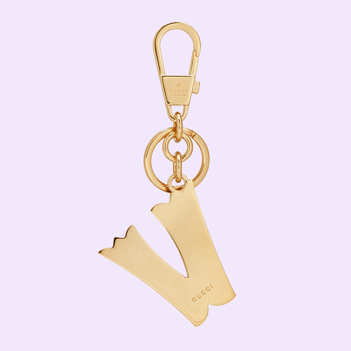 Letter V Plexiglas keychain - 2