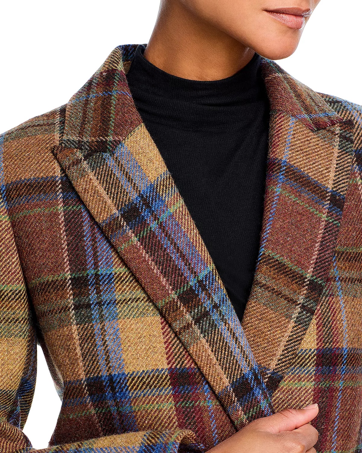 Oria Dickey Plaid Jacket - 5