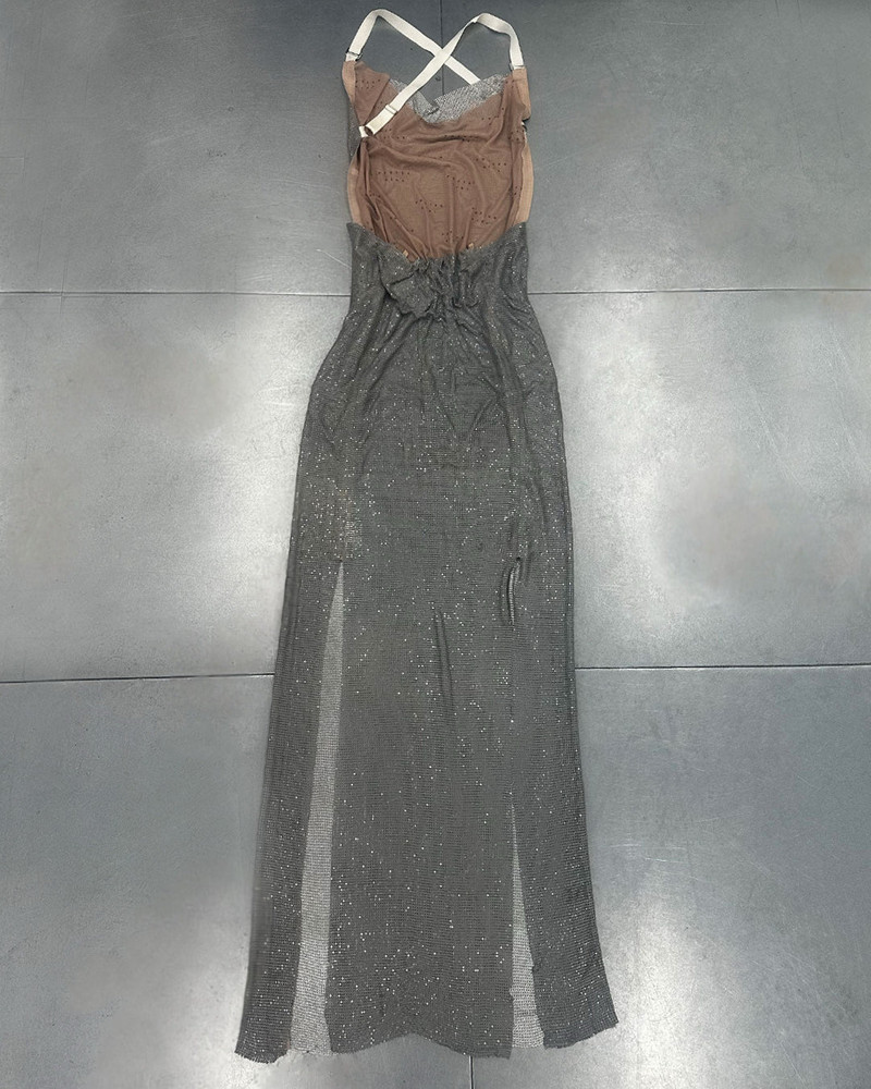 POSTER GIRL CHAINMAIL MAXI DRESS outlook