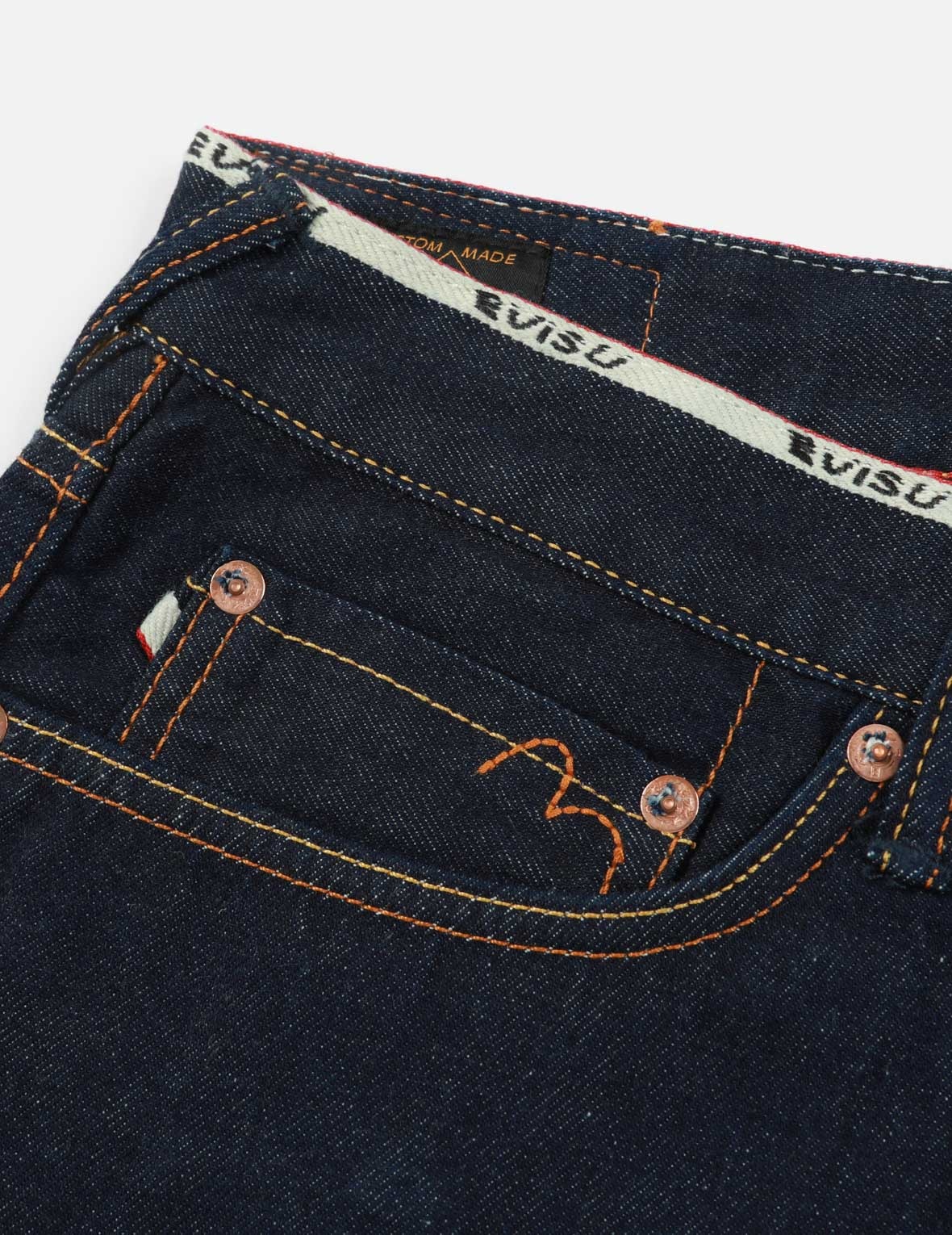 EAGLE EMBROIDERY REGULAR-FIT DENIM SHORTS - 7