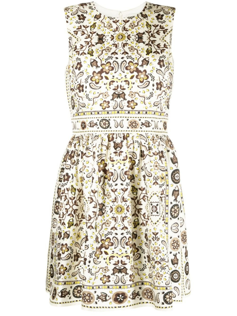 Pisces Dream-print silk dress 1