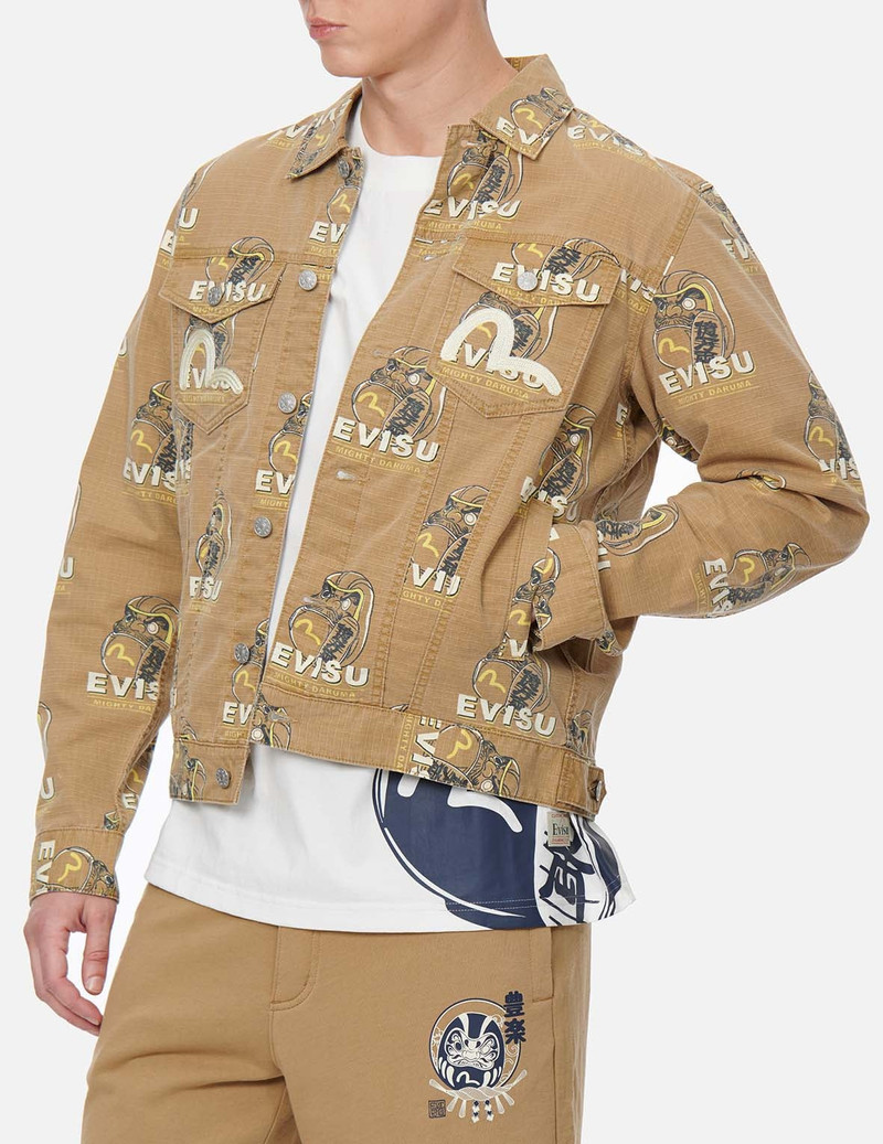 Allover Daruma Print Jacket 3