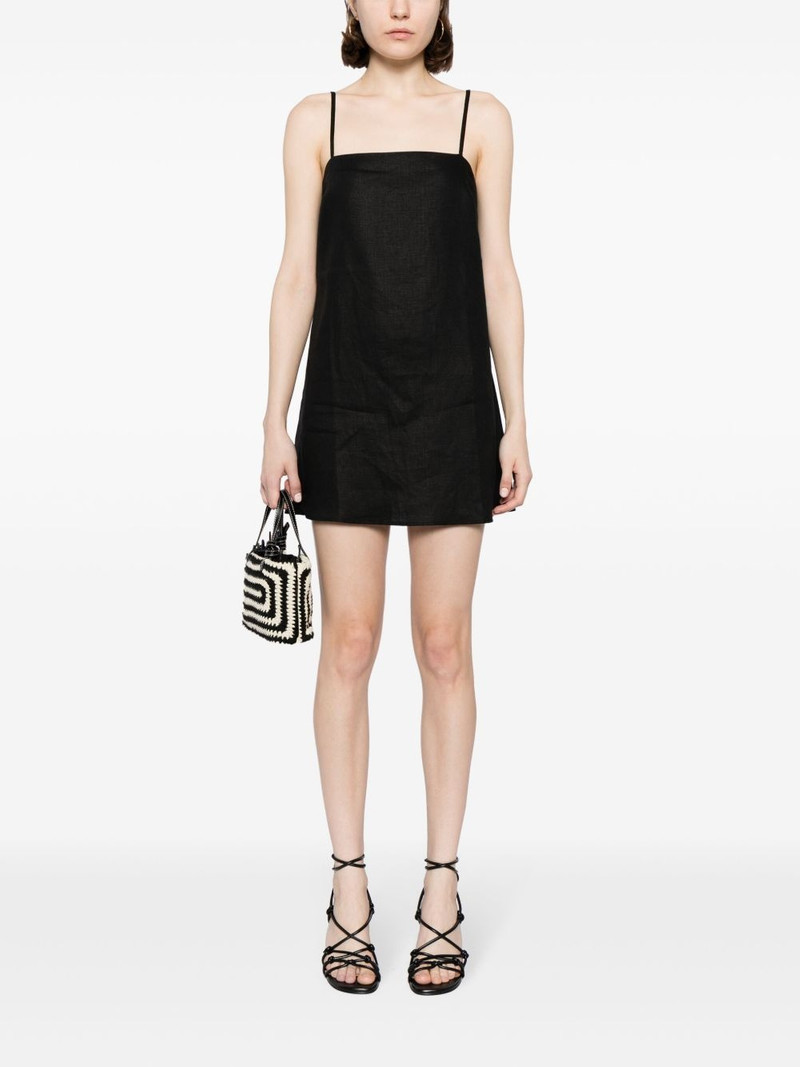 Reformation Aubree linen minidress outlook