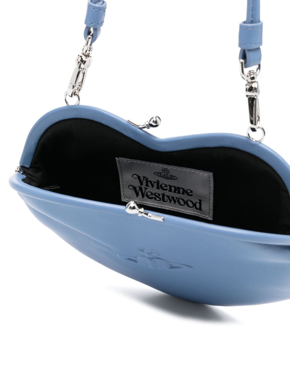 Belle Heart Frame clutch bag - 5