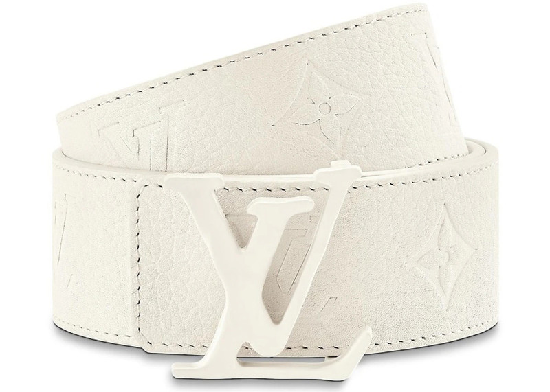 Louis Vuitton Louis Vuitton Initials Shape Belt Monogram 40MM Powder White outlook