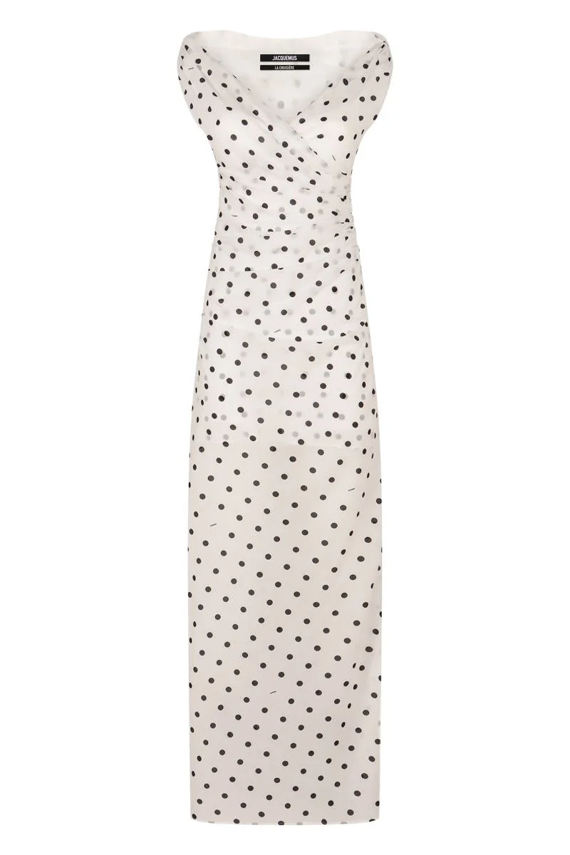 Jacquemus Rita Polka Dot Print Long Dress - 1