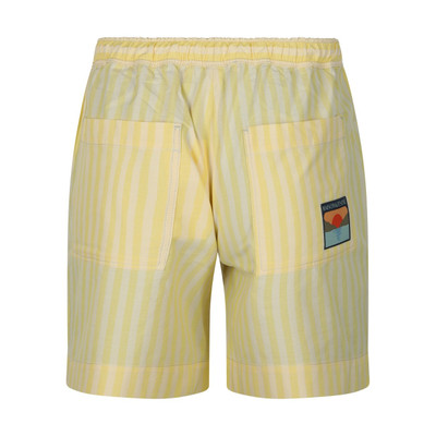 Maison Kitsuné light yellow cotton shorts outlook