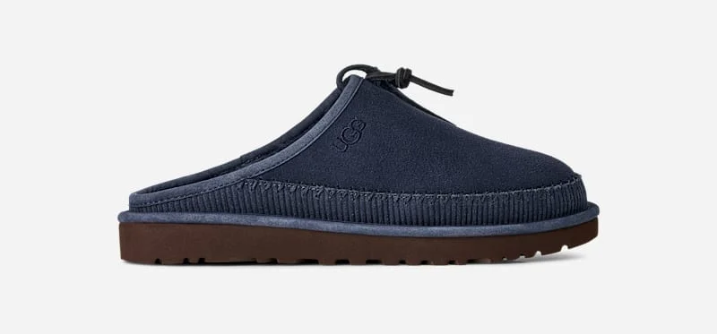 ® Men's Classic Heritage Slip-On Sheepskin in Dark Indigo - 1