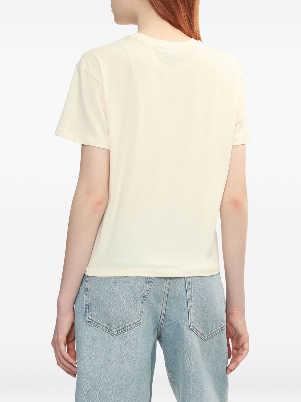 logo-print cotton T-shirt - 4