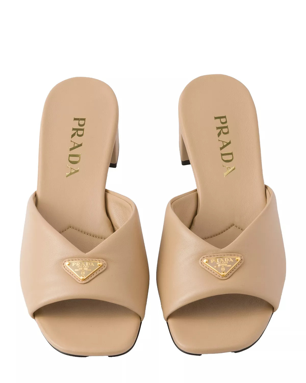 Women's Padded Nappa Leather Sandals - 3