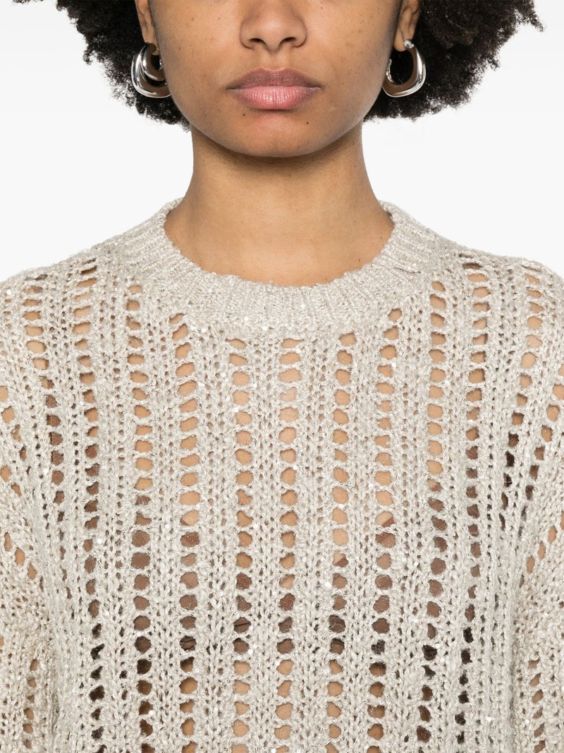 sequin-embellished T-shirt 5