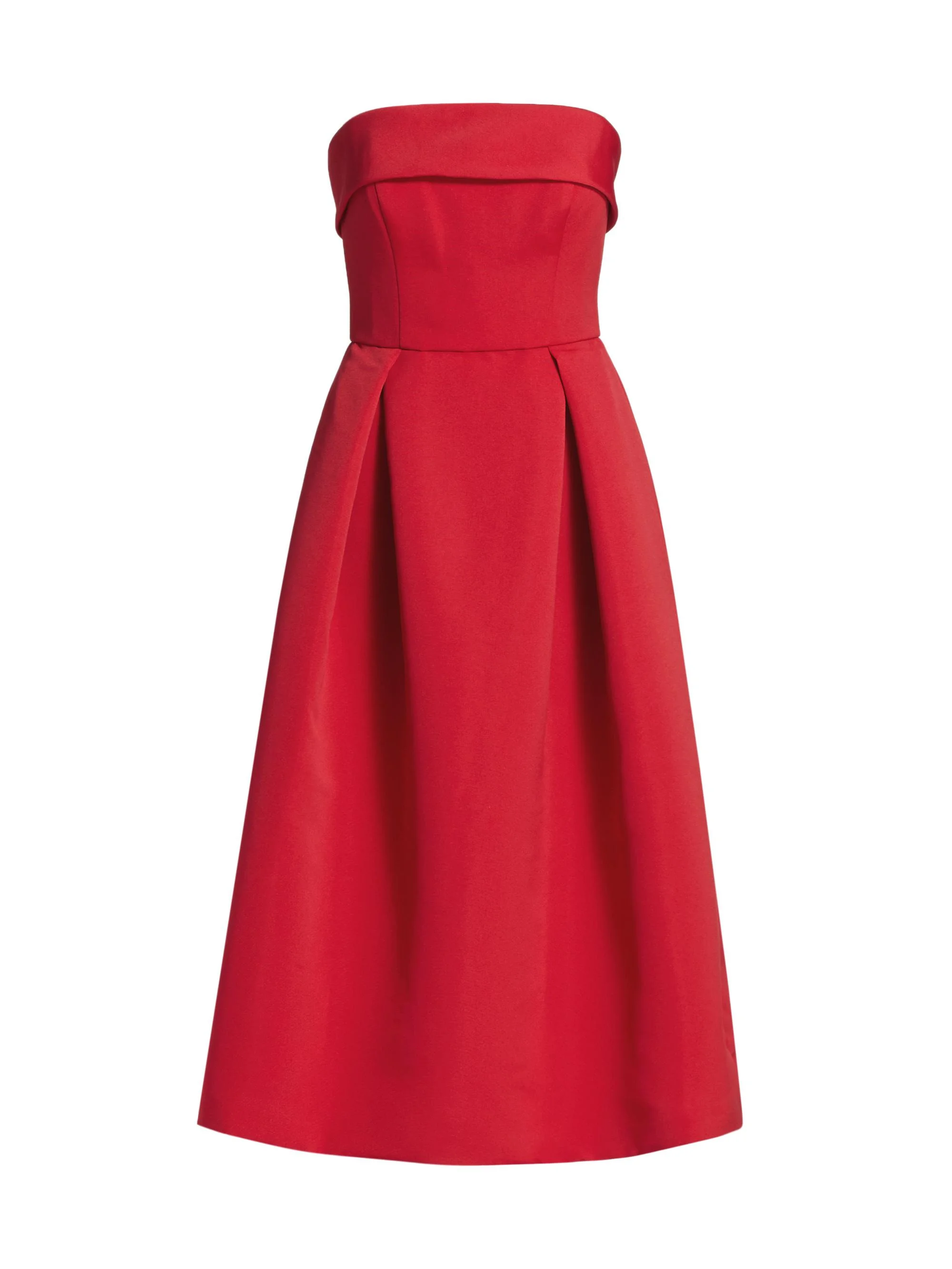 Women's Faille Strapless Dress - Cardinal - 1