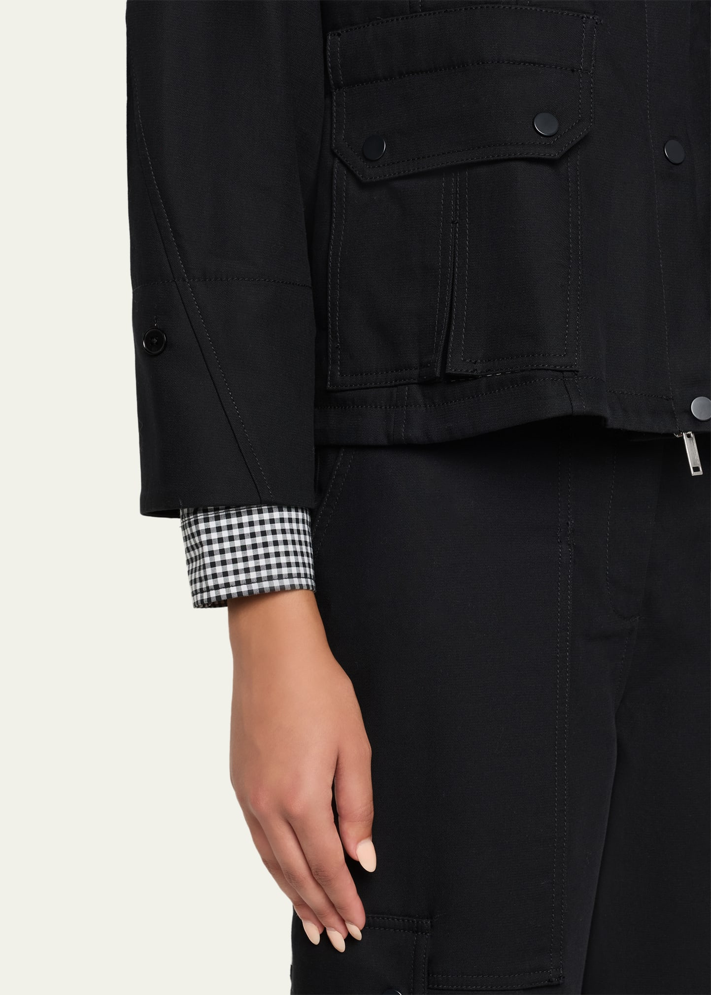 Cropped Flounce Jacket - 5