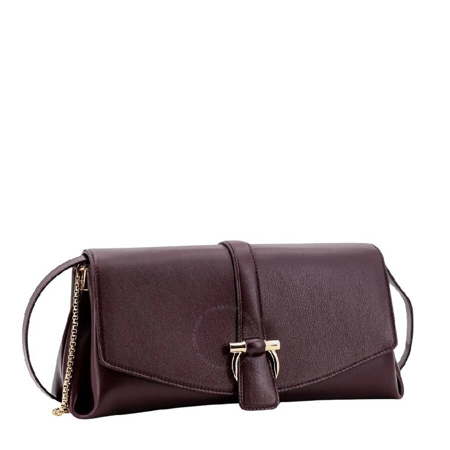 Ferragamo Front Flap Chain-Link Shoulder Bag - 3
