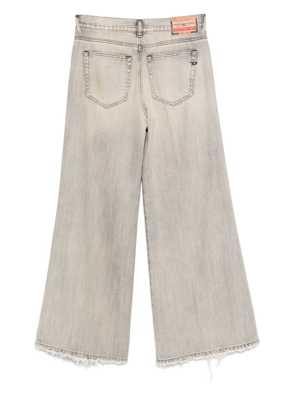 raw-hem jeans - 2