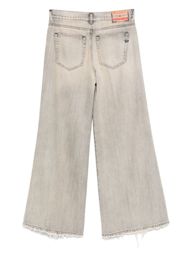 Diesel raw-hem jeans outlook