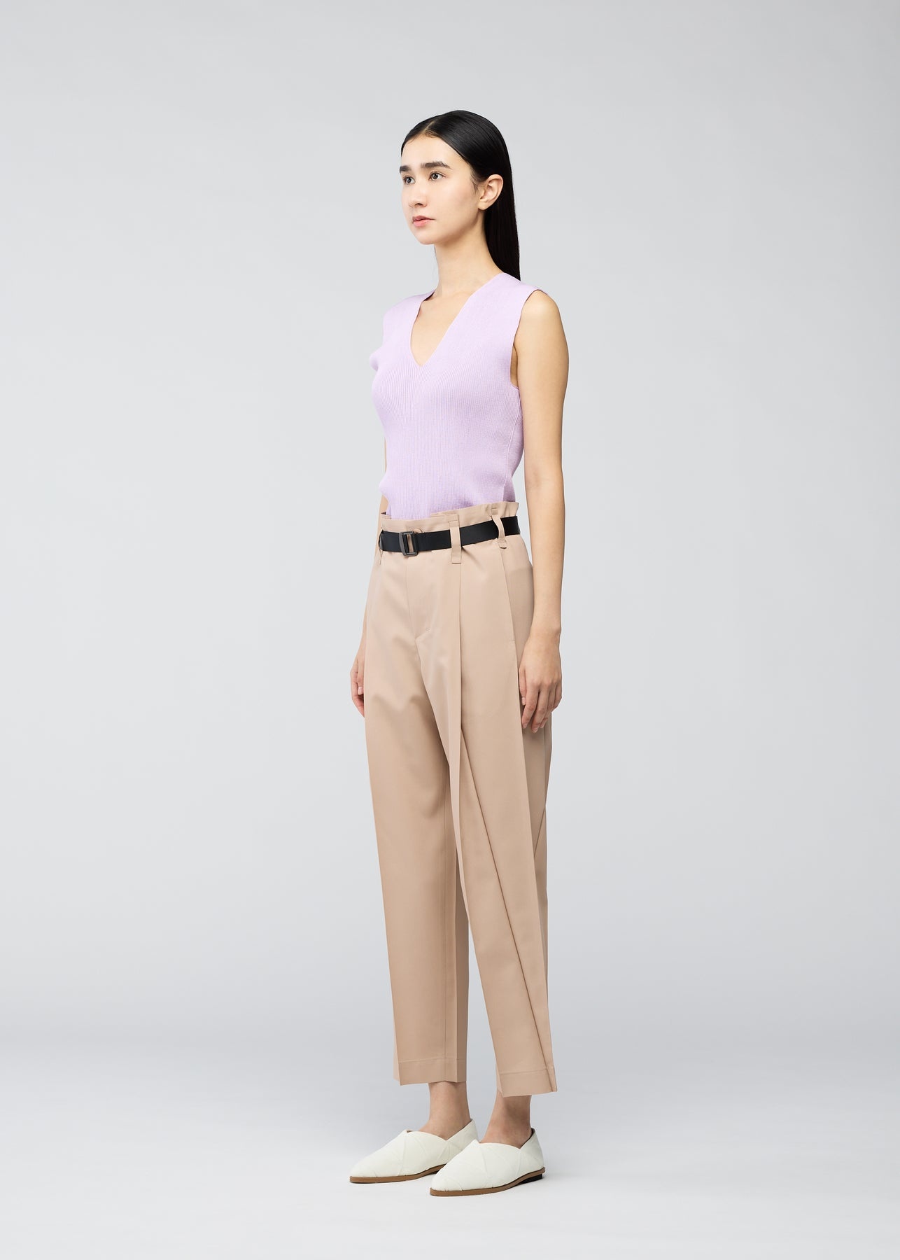 OBLIQUE FOLD BOTTOMS PANTS - 3