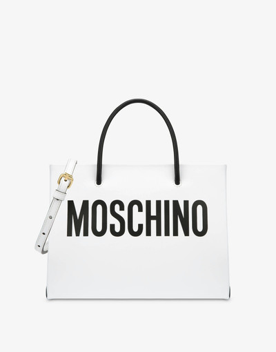Moschino SMALL CALFSKIN SHOPPER WITH LOGO outlook