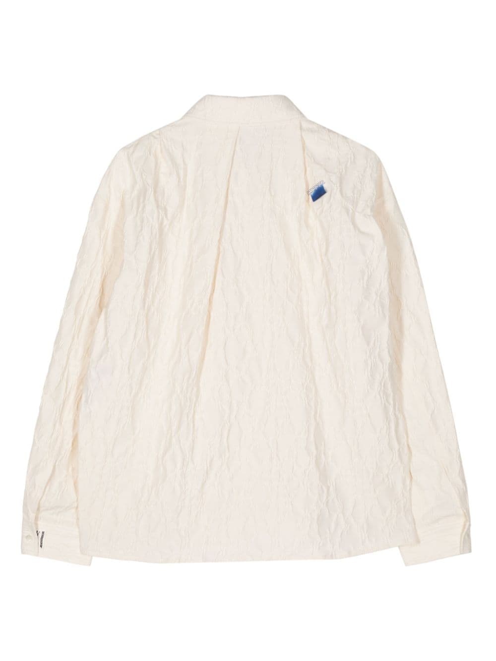 matelassÃ© cotton-blend shirt - 2