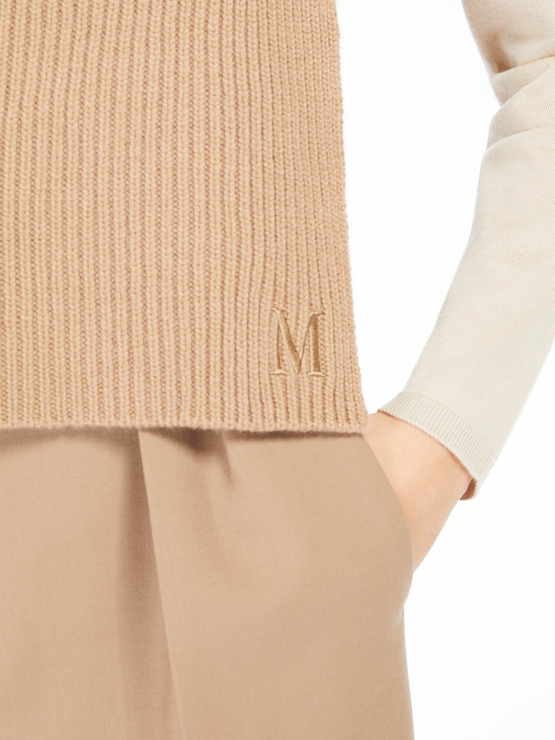 LIVIGNO Ribbed cashmere beanie - 6