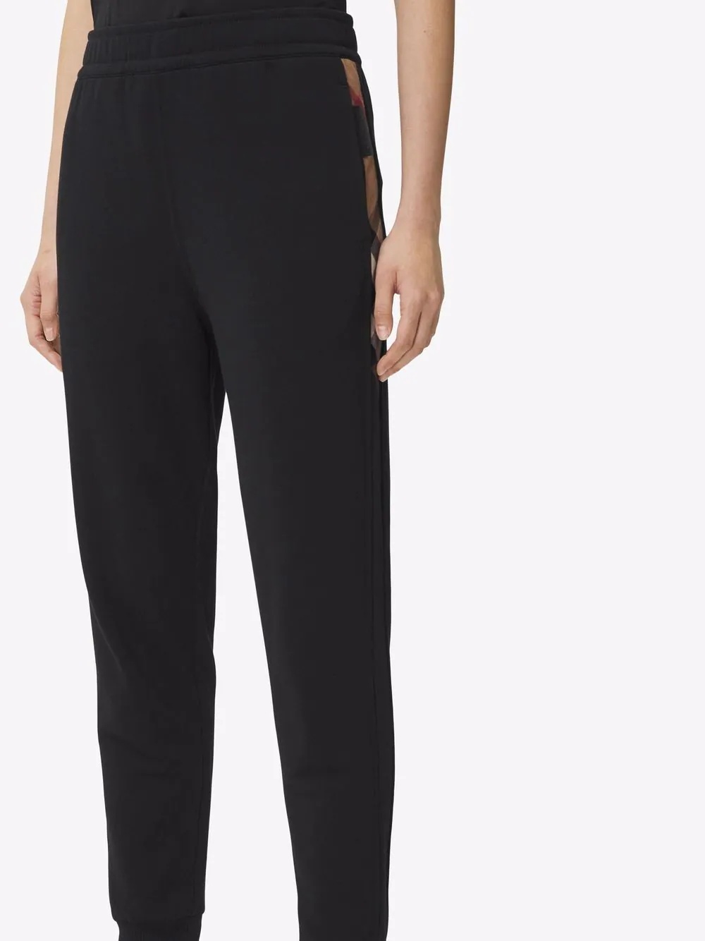 Stephan Vintage Check-detail track pants - 5