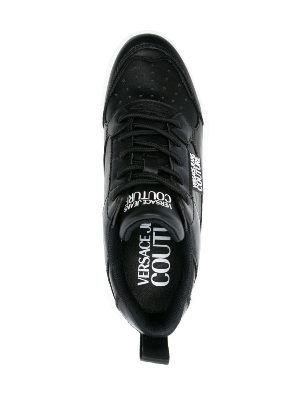 logo-patch low-top sneakers - 4
