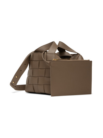 Bottega Veneta Taupe Bowling Cassette Bag outlook