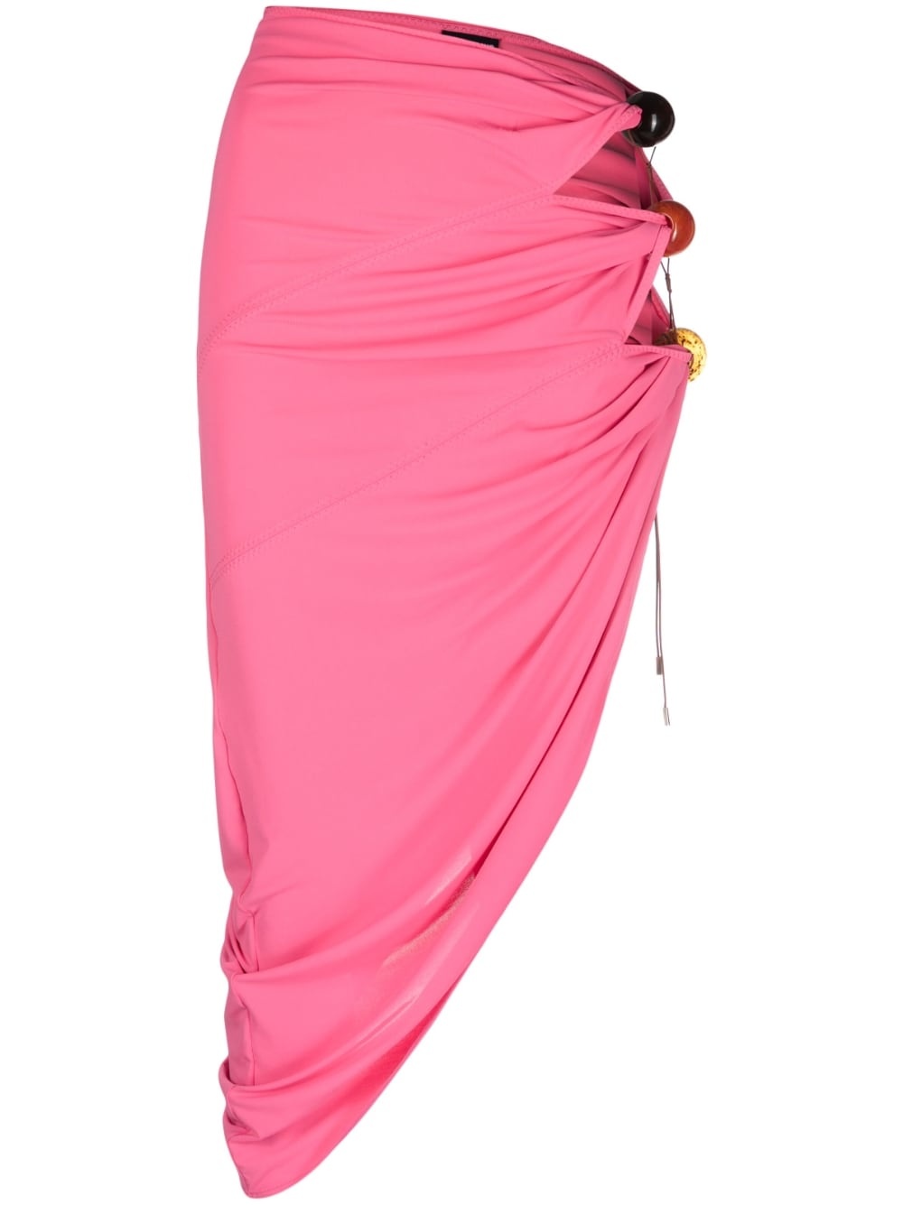 La Perola cut-out asymmetrical skirt - 1