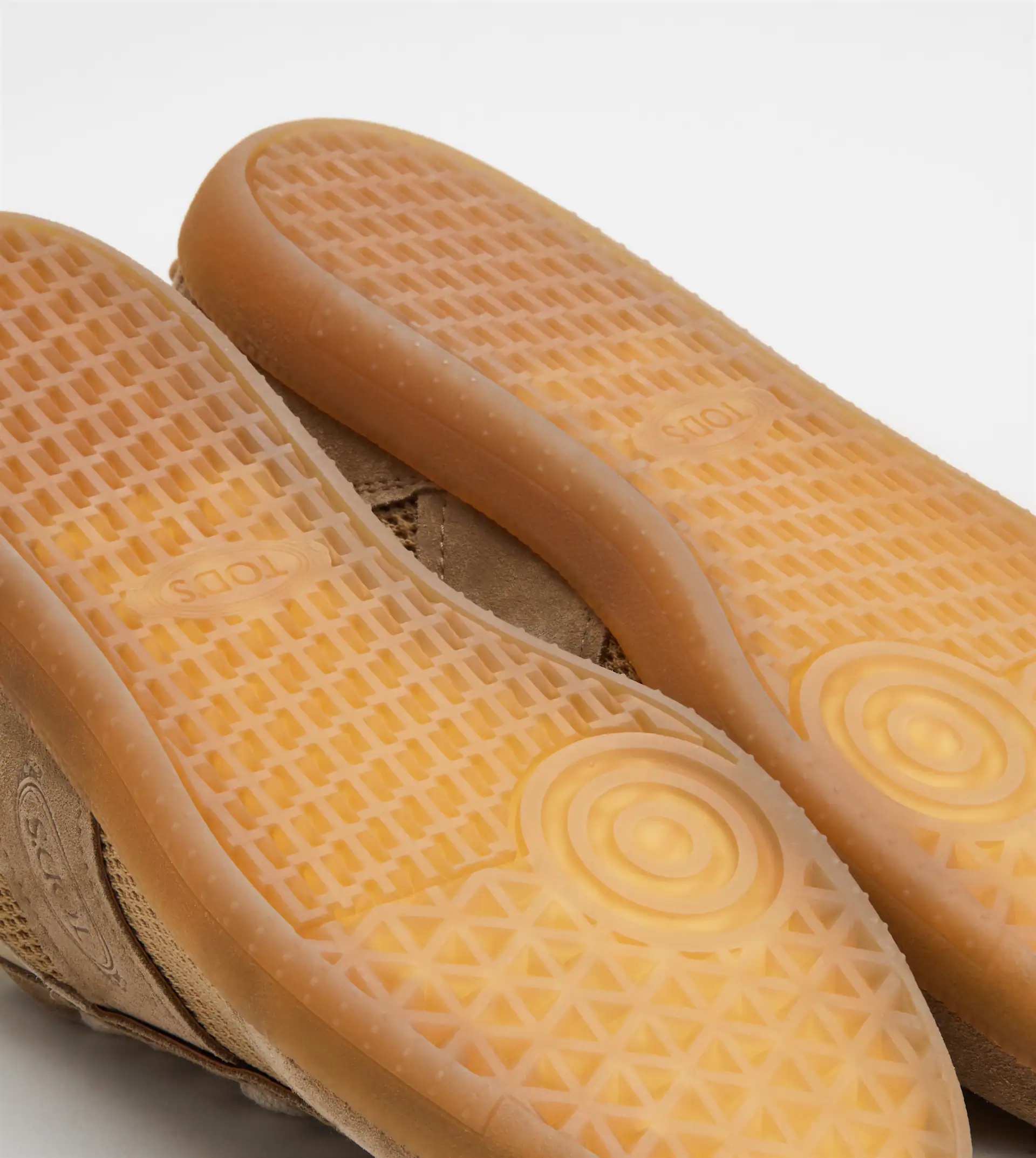 TOD'S TABS SNEAKERS IN SUEDE AND TECHNICAL FABRIC - BEIGE - 6