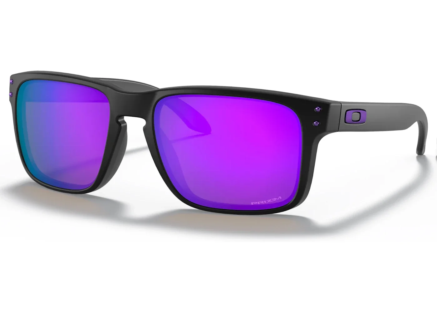 Oakley Holbrook Sunglasses Matte Black/Prizm Violet (OO9102-K655) - 1