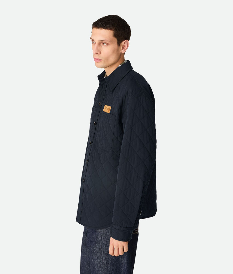 Bottega Veneta Quilted Cotton Overshirt outlook