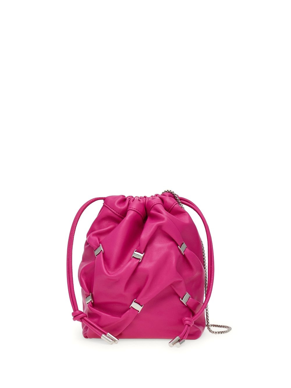 mini leather bucket bag - 1