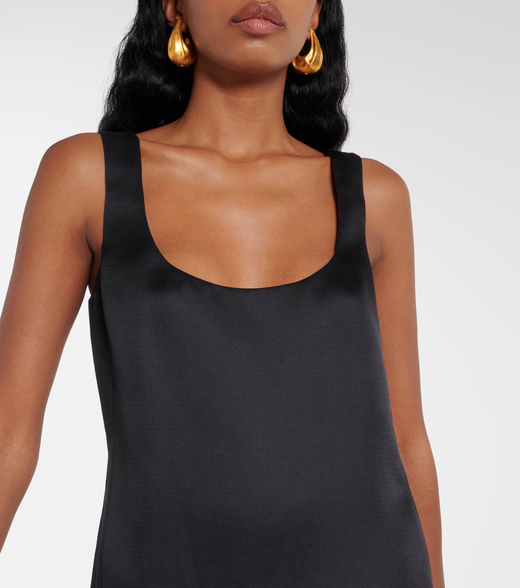 Pranta silk satin minidress - 4