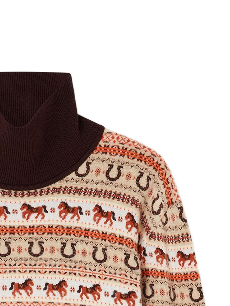 Stella McCartney Fair Isle patterned roll-neck sweater outlook