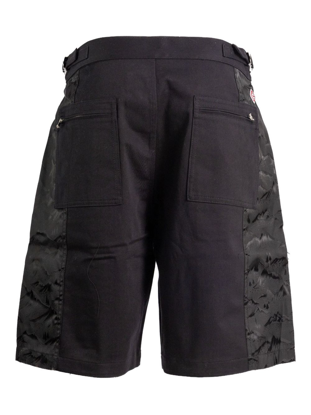 mountain-print cargo shorts - 2