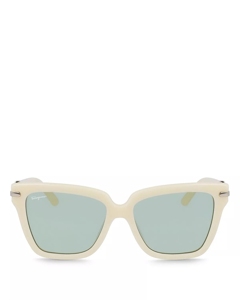 FERRAGAMO Gancini Square Sunglasses, 57mm outlook