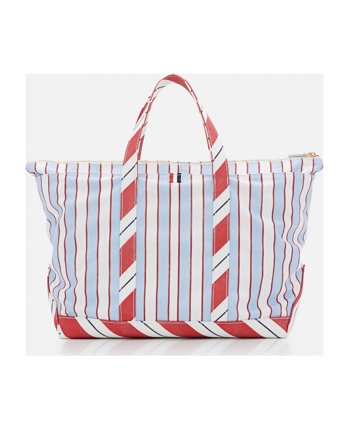 Medium Tool Tote In Washed Striped Canva - 5