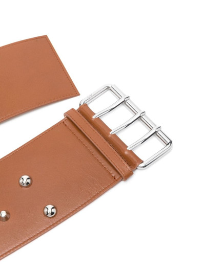 Blumarine spike stud-embellished leather belt outlook