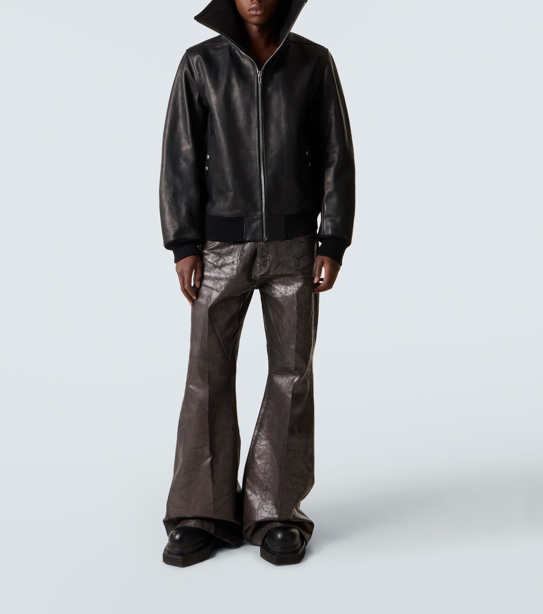 Blixa Dracucollar leather jacket - 2
