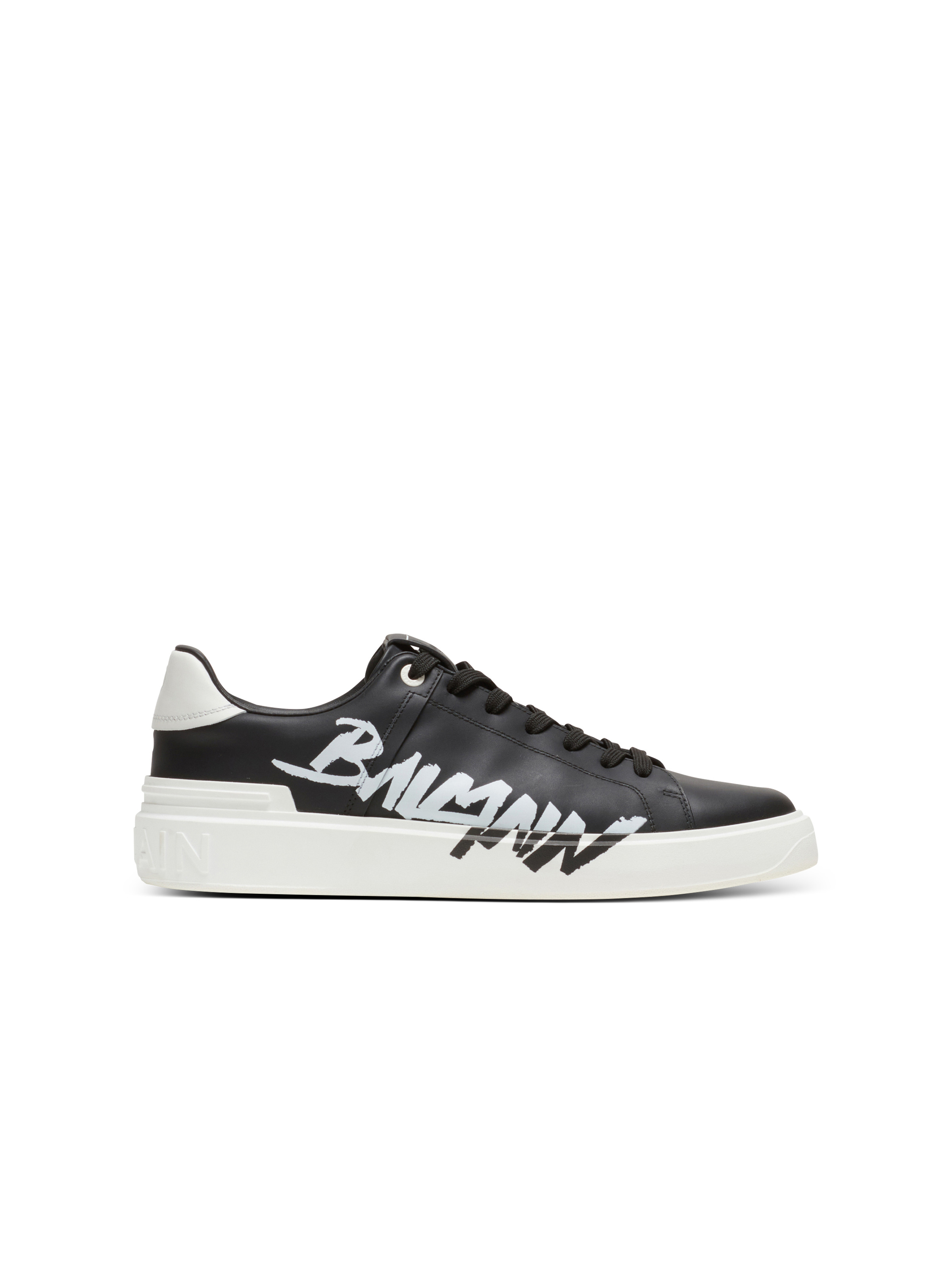 B-Court printed leather trainers - 1