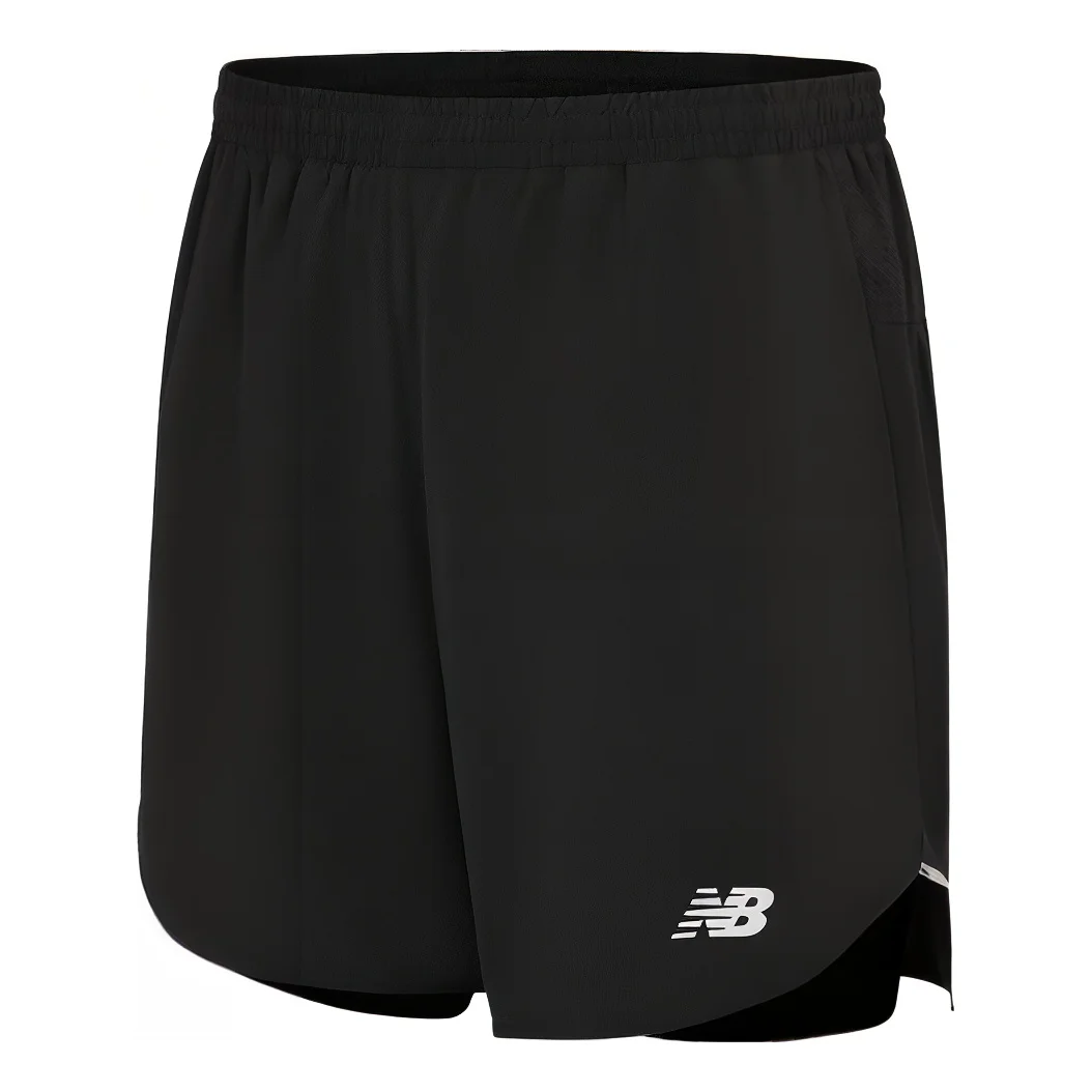 New Balance Q Speed 6 Inch 2-in-1 Short 'Black' MS33282-BK - 1