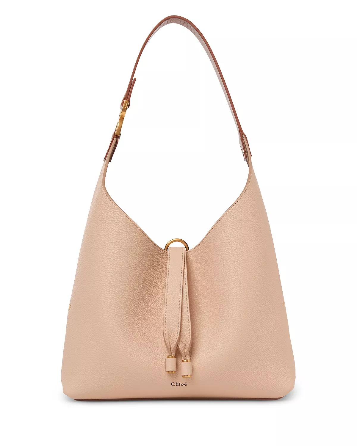 Marcie Small Leather Hobo Bag - 5