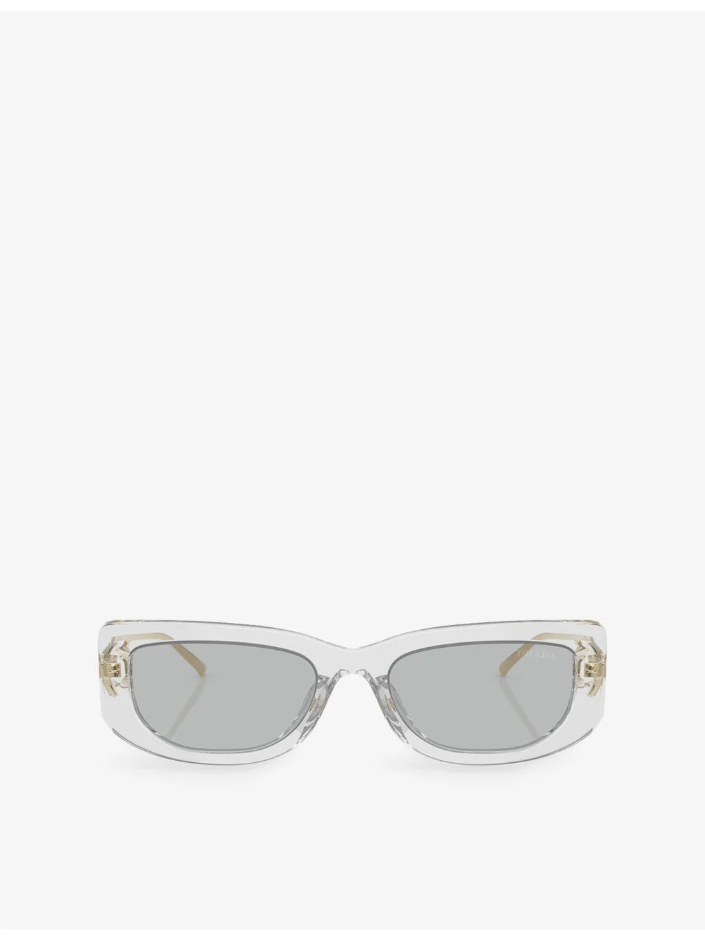 PR 14YS transparent rectangle-frame acetate sunglasses - 1