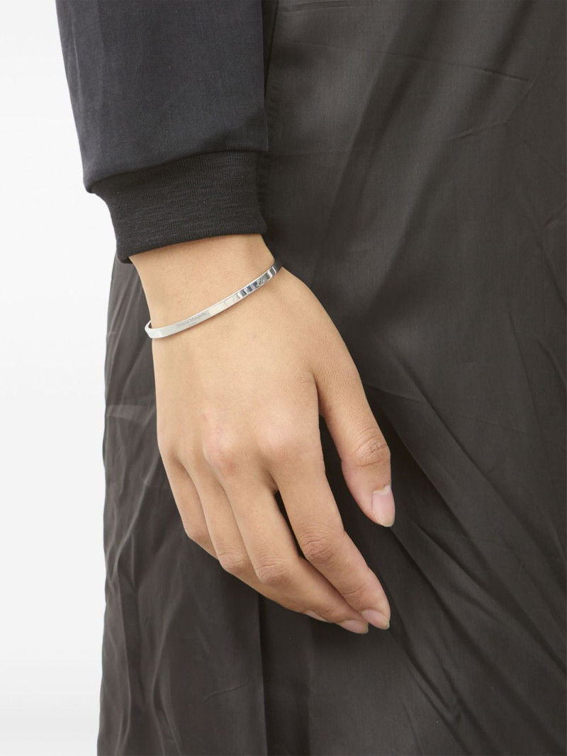 Maison Margiela logo-reference cuff bracelet outlook