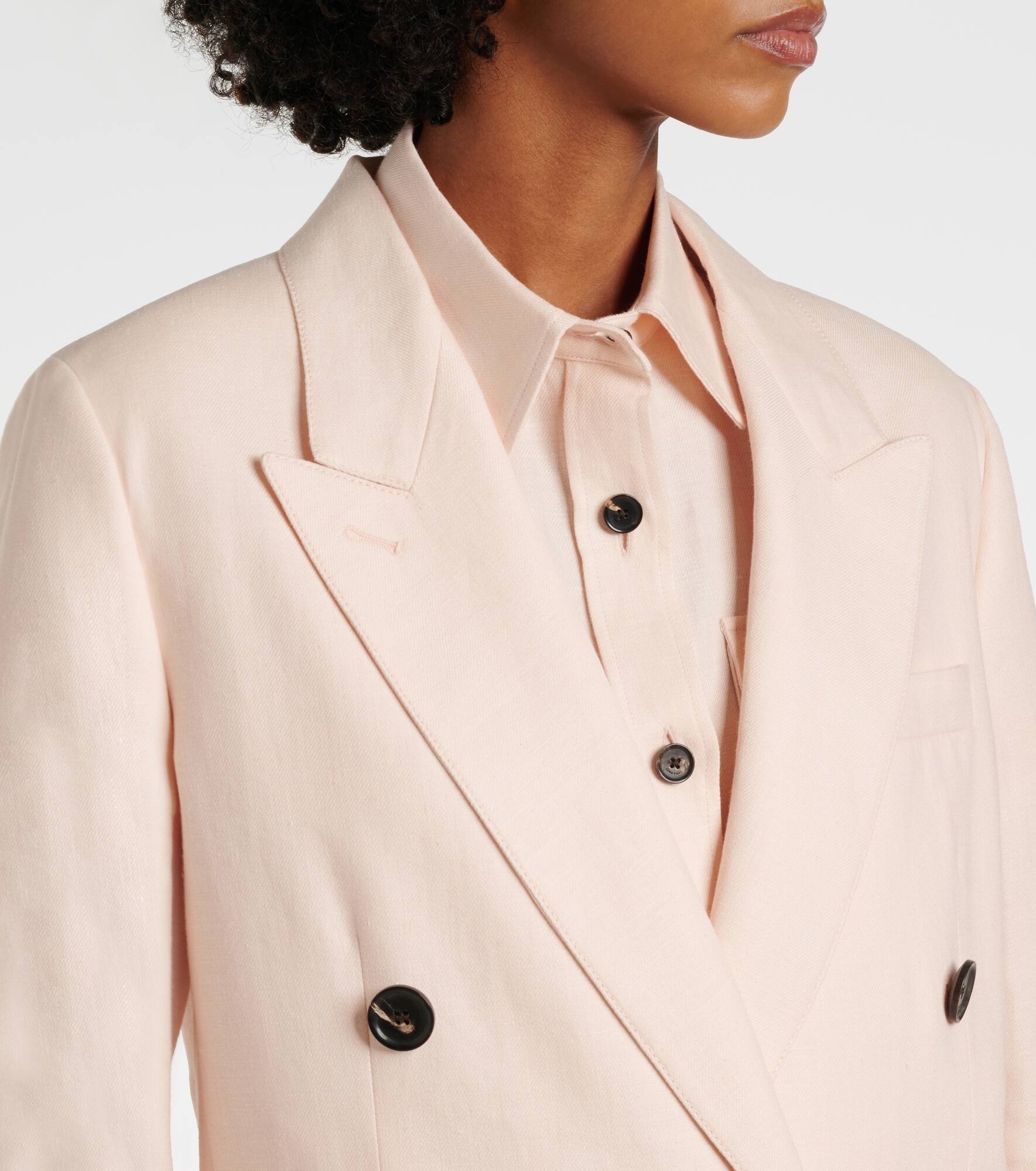 Genny linen and wool Batavia blazer - 4