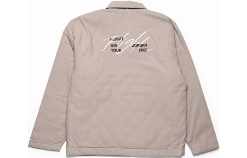Jordan Air Jordan Flight Heritage Reversible Jacket 'Stone Gray' DJ0238-016 outlook